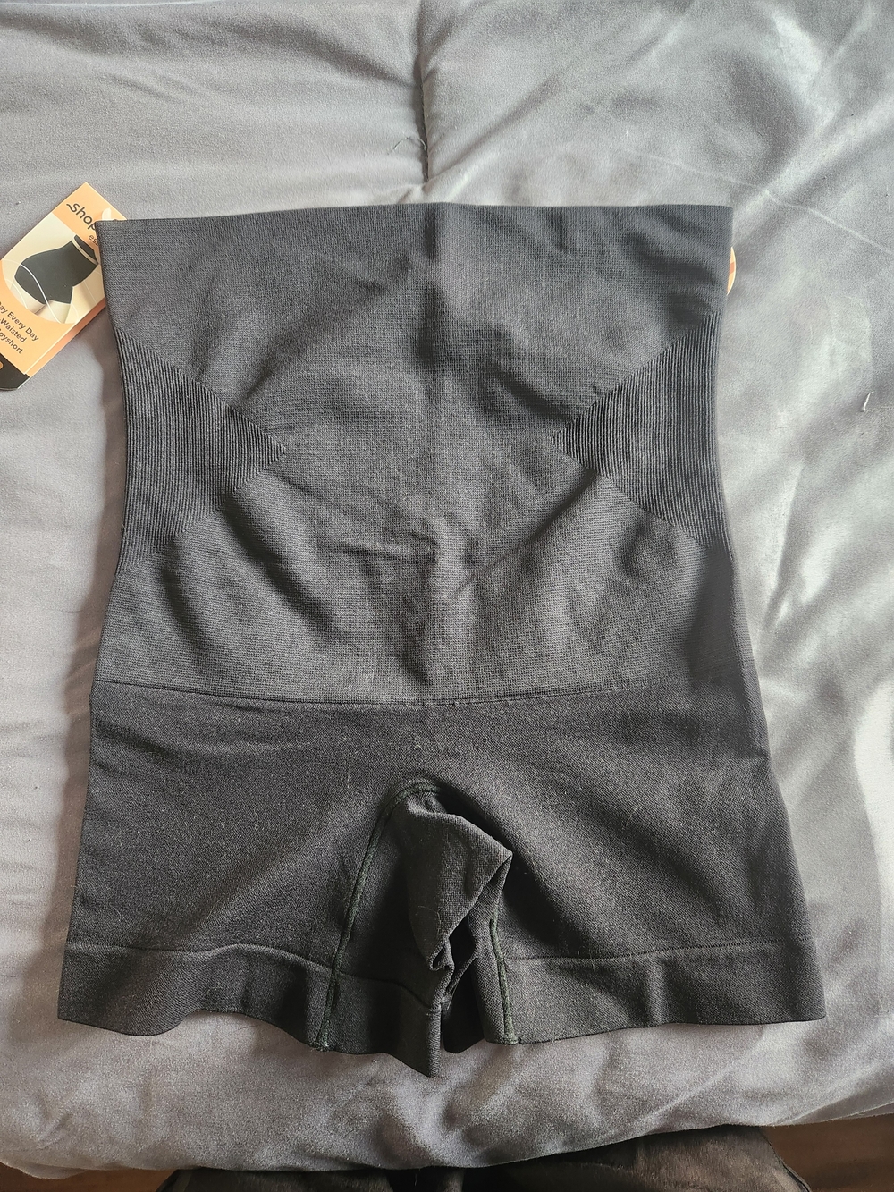 Shapermint Black High-Waisted Shaper Boyshort